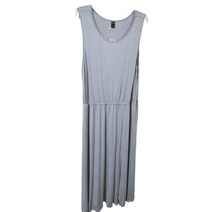 3312) Emily Rose Pale Blue Sleeveless Pullover Crewneck Maxi Dress Size 2XL